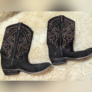 Frye Billy Suede Stitch Boots